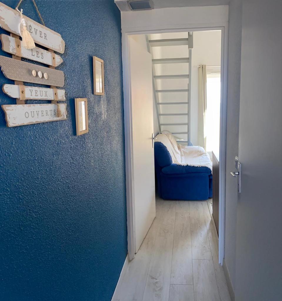 Paradis Bleu Vue Mer, Direct Plage Le Barcarès Kültér fotó